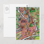 Carte Postale Centre-ville Atlanta Géorgie (Devant / Derrière)