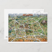 Carte Postale Centre-ville Atlanta Géorgie (Devant / Derrière)