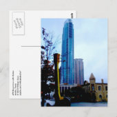 Carte Postale Centre-ville ATX avec guitare (Devant / Derrière)