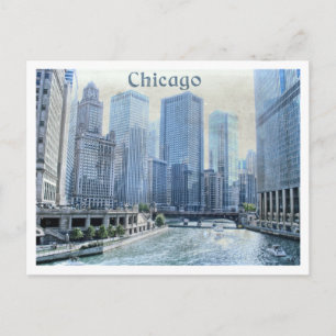 Carte postale Centre-Ville Chicago