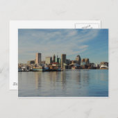 Carte Postale Centre-ville de Baltimore Skyline (Devant / Derrière)