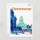 Carte Postale Centre-ville de Berlin, Allemagne (Devant / Derrière)