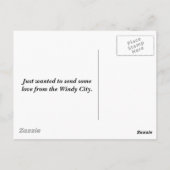 Carte Postale Centre-ville de Chicago (Dos)