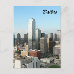Carte Postale centre-ville de dallas