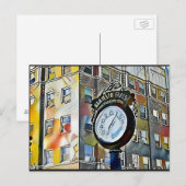 Carte Postale Centre-ville de Klamath Falls OU (Devant / Derrière)