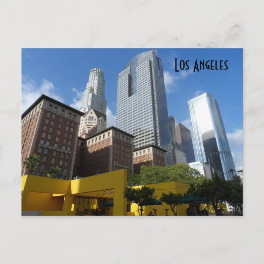 Carte Postale Centre-ville de Los Angeles (Devant)