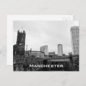 Carte Postale Centre-ville de Manchester (Devant / Derrière)