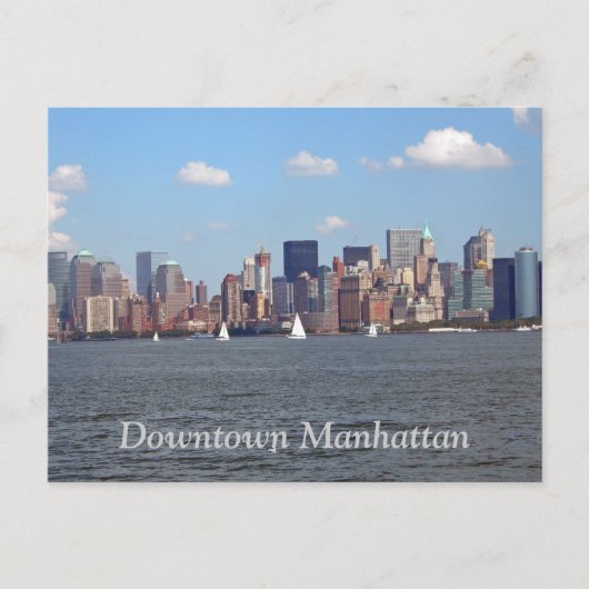 Carte Postale Centre-ville de Manhattan (Devant)