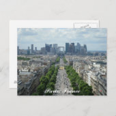 Carte Postale Centre-ville de Paris (Devant / Derrière)