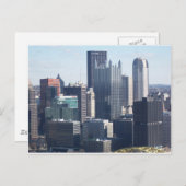 Carte Postale Centre-ville de Pittsburgh (Devant / Derrière)