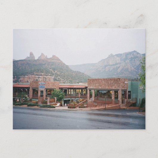Carte Postale Centre-ville de Sedona, Arizona (Devant)