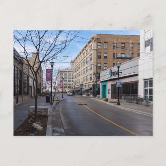 Carte Postale Centre-ville de Springfield (Devant)