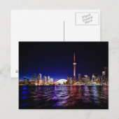 Carte Postale Centre-ville de Toronto Canada, paysage urbain la  (Devant / Derrière)