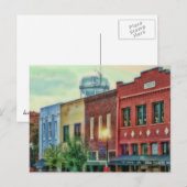 Carte Postale centre-ville historique McKinney Texas (Devant / Derrière)