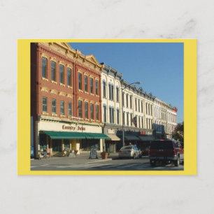 Carte Postale Centre-ville HONESDALE, Pennsylvanie