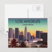 Carte Postale Centre-ville L.A. (Devant / Derrière)