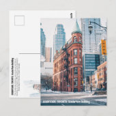 Carte Postale CENTRE-VILLE, TORONTO, Édifice Gooderham (Devant / Derrière)