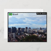 Carte Postale Centro, Rio de Janeiro - Brésil (Devant / Derrière)