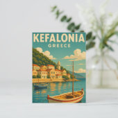 Carte Postale Céphalonie Grèce (Debout devant)