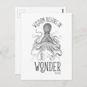 Carte Postale Céphalopode Socratique (Devant / Derrière)