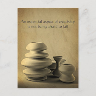 Carte Postale Céramique Poterie à vie fixe Carton de Charbon Cro