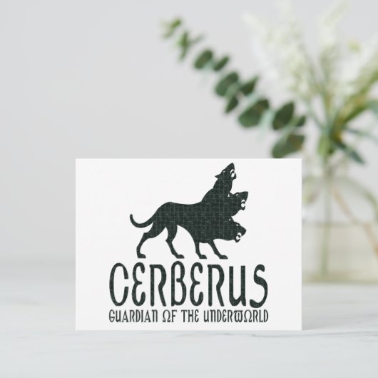 Carte Postale Cerberus (Debout devant)