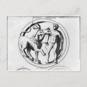 Carte Postale Cerberus nommé par Hercules