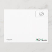 Carte Postale Cercle blanc | Symbole kanji japonais pour l'amour (Dos)