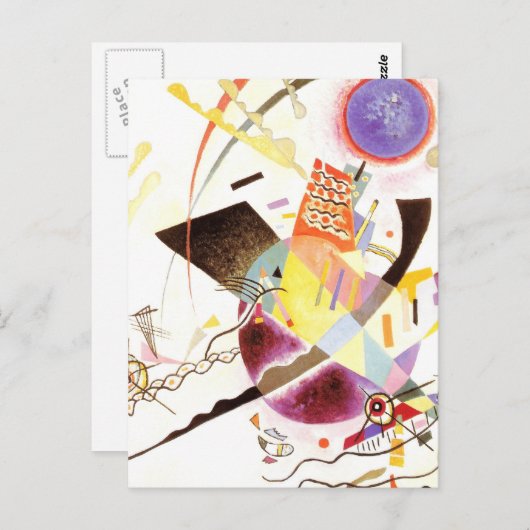 Carte Postale Cercle bleu (Devant / Derrière)