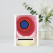 Carte Postale Cercle bleu II par Kandinsky, 1925 (Debout devant)