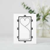 Carte Postale Cercle de dépression cardiaque (Debout devant)