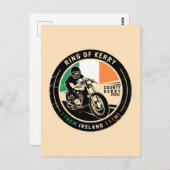 Carte Postale Cercle de la moto Kerry Irlande (Devant / Derrière)