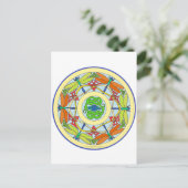 Carte Postale cercle de libellules (Debout devant)