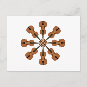 Carte Postale Cercle de violons