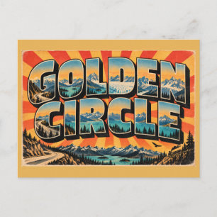 Carte Postale Cercle d'Or YT Lacs alpins Col de montagne Art