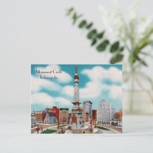 Carte Postale Cercle du monument (Debout devant)