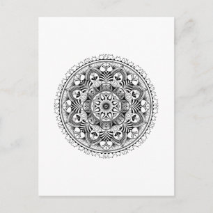 Carte Postale Cercle Mandala