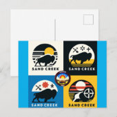 Carte Postale Cercle Tsistsistas - Sandcreek (Devant / Derrière)