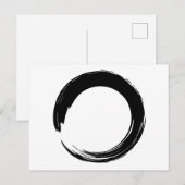 Carte Postale Cercle Zen Enso (Devant / Derrière)
