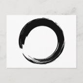 Carte Postale Cercle Zen Enso (Devant)