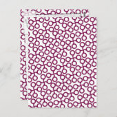 Carte Postale Cercles (Devant / Derrière)