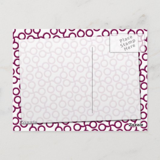 Carte Postale Cercles (Dos)