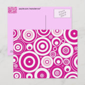 Carte postale Cercles (Devant / Derrière)