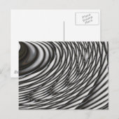 Carte Postale Cercles Abstraits - Art moderne contemporain (Devant / Derrière)