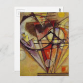 Carte Postale Cercles Abstraits Kandinsky (Devant / Derrière)