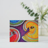 Carte Postale Cercles au sol (Debout devant)