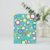 Carte Postale Cercles colorés (Debout devant)
