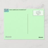 Carte Postale Cercles colorés (Dos)