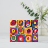 Carte postale Cercles concentrés Kandinsky (Debout devant)