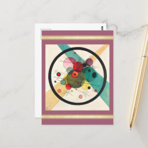 Carte Postale Cercles dans un cercle, Kandinsky